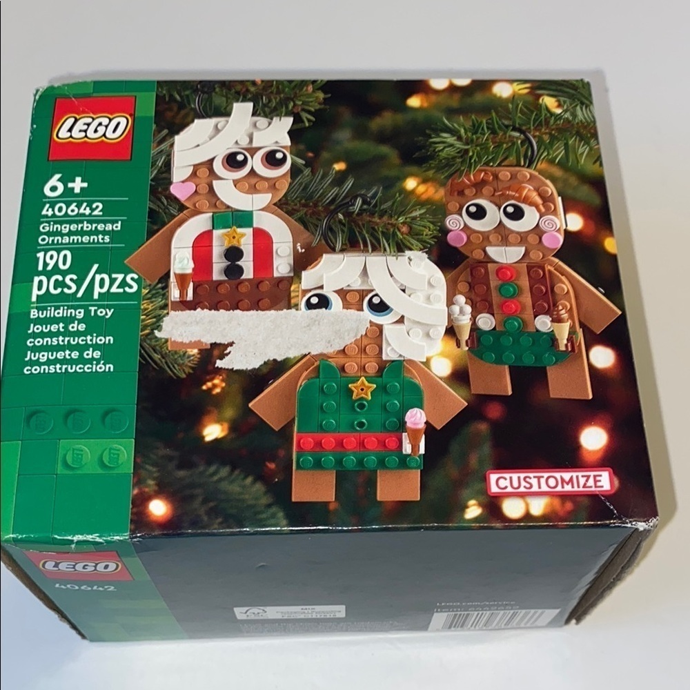 Lego Green and Brown Building Set Whimsical Gingerbread Design - Picture 2 of 8